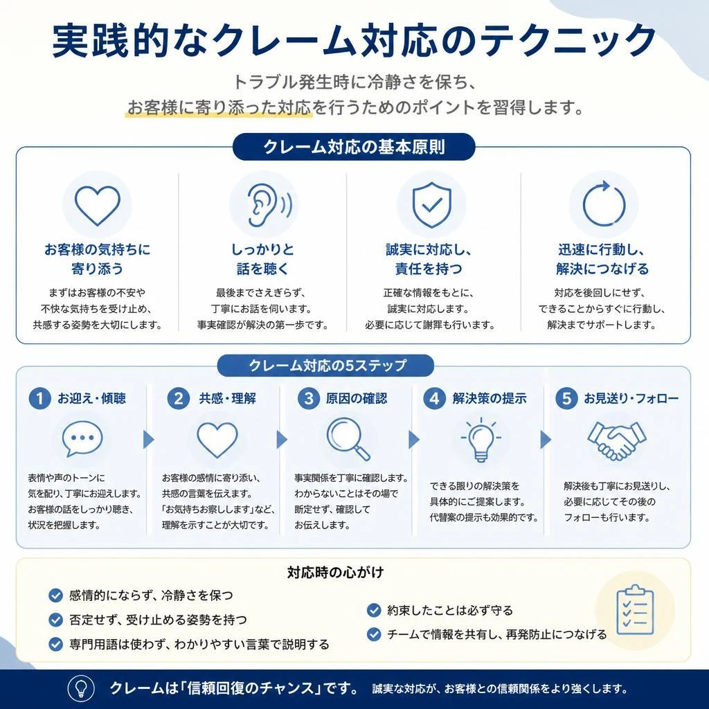クレーム対応の基礎知識